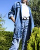 Γυναικείο Jean Jacket Oversized με Σκισίματα Jeans  NEW IN