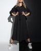 Γυναικείο Midi Φόρεμα με Κουμπιά και Ζωνάκι Black  ΕΝΔΥΣΗ