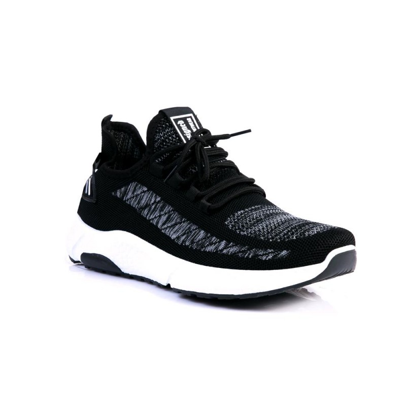 Ανδρικό Sneakers Socks  με Kορδόνι Black  ΑΝΔΡΙΚΑ ΥΠΟΔΗΜΑΤΑ