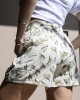 Γυναικείο  Φλοράλ Shorts με Ζωνάκι White  NEW IN