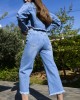 Γυναικείο Crop Jean Jacket με Σκισίματα Jeans  NEW IN