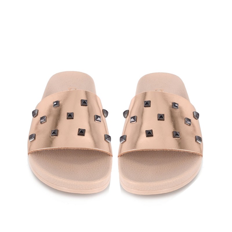 Pool Sliders με διακοσμητικά τρούκ  Rosegold  SPECIAL PRICE
