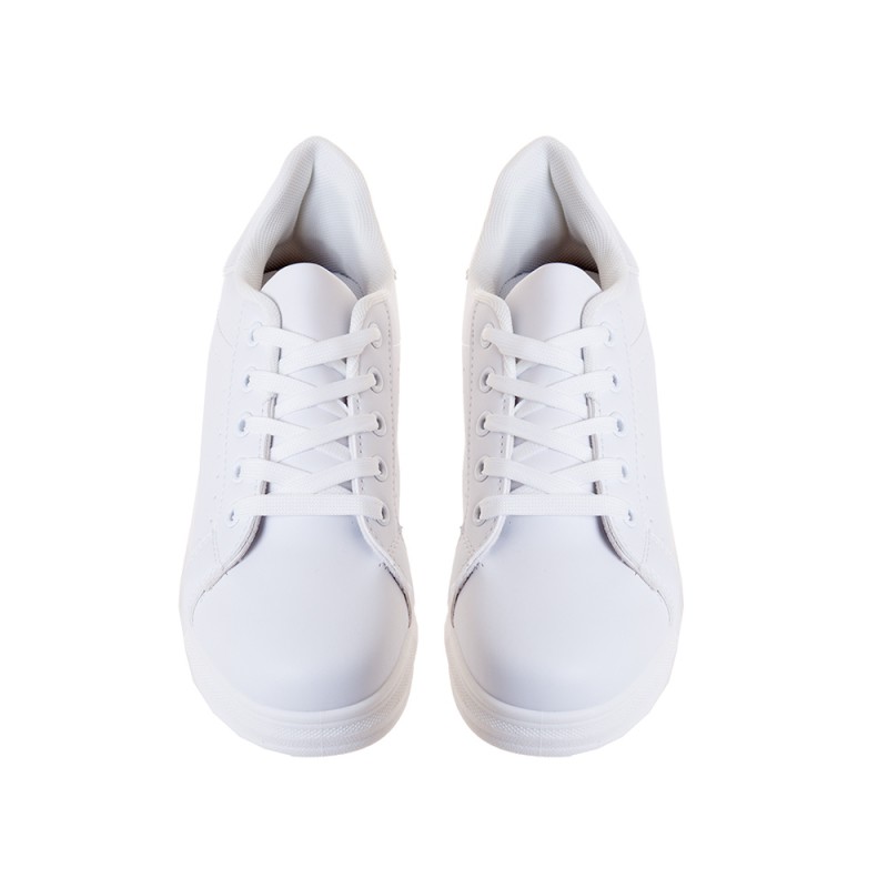 Sneakers δετά με πλατφόρμα  White NEW IN