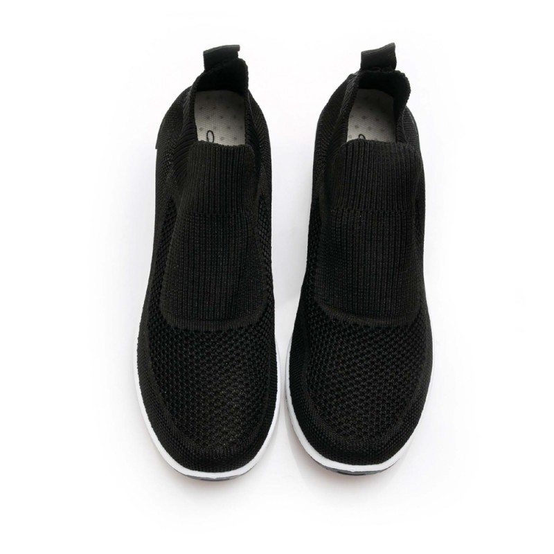 Γυναικείο Sneakers Socks Διάτρητο Ύφασμα Black  ΓΥΝΑΙΚΕΙΑ ΥΠΟΔΗΜΑΤΑ